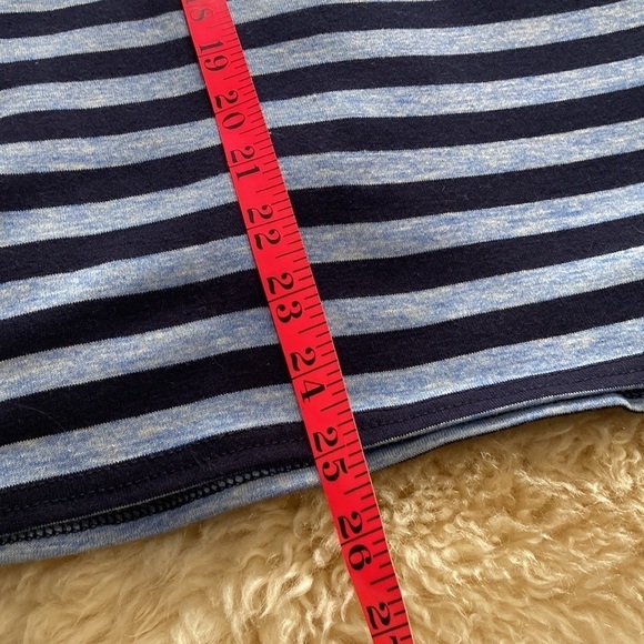 Talbots long sleeve blue striped top size M - Picture 6 of 6